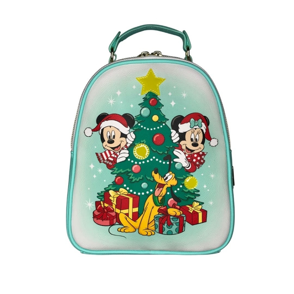Loungefly Mickey And Minnie Sensational Six Light Up Backpack New!